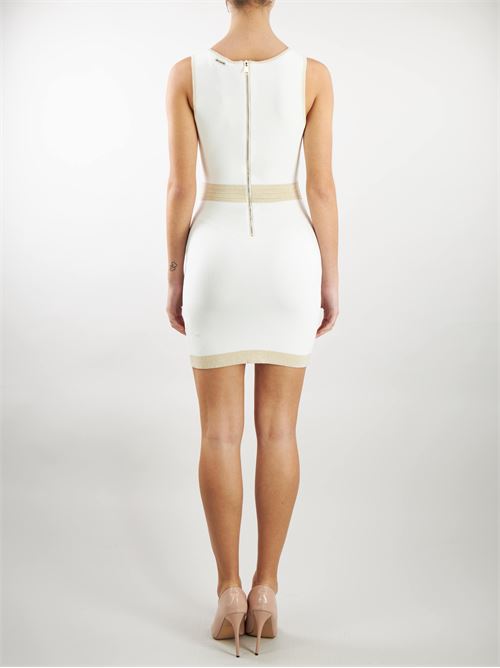 Knitted dress with contrasting profiles and studs No Secrets NO SECRETS | abito en | NS14455